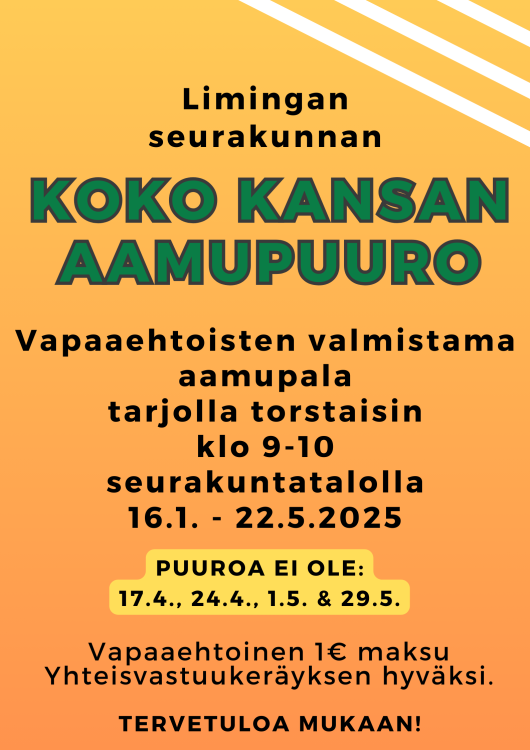 Koko kansan aamupuuro Koko kansan aamupuuro