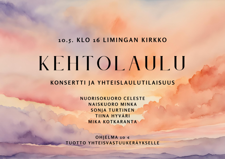 Kehtolaulukonsertti ja yhteislaulutilaisuus konsertti
