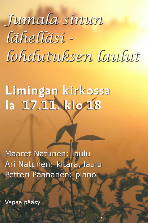 Jumala sinun lähelläsi - lohdutuksen laulut Jumala sinun lähelläsi - lohdutuksen laulut