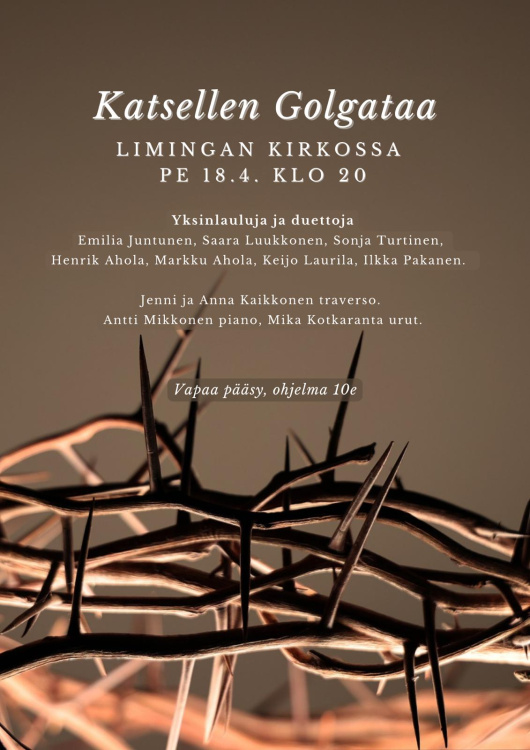 Katsellen Golgataa konsertti